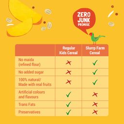 Slurrp Farm No Added Sugar Instant Cereal | Ragi, Rice and Mango with Milk image 3