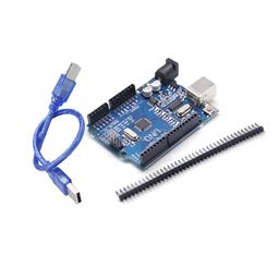 Electrobot UNO SMD Microcontroller Combo with USB Cable and Acrylic Case - Complete Protection and Connectivity Kit image 5