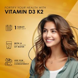 Ambrosial Vitamin D3 & K2 Tablets 4000IU Vitamin D3 + 100µg Vitamin K2 MK-7 for Healthy Bones, Muscles, and to Support The Immune System - 120 Tablets image 4