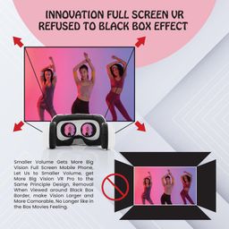 Arcnet V5 VR Headset for Phone with Controller, Anti-Blue Eyes Protected HD Lenses, 110° FOV Virtual Reality Headsets VR Goggles for iOS & Android image 4