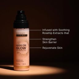 Swiss Beauty Select High on Glow Hydrating Fixer with glass-like glow | Non- Sticky & Quick Drying | 100ml image 4