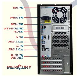 TECNICO Hi Performance Desktop Computer, Core i5 Processor, 8GB DDR3 RAM, 128GB SSD, 500GB HDD, 19.5 inch LED Monitor, Keyboard and Mouse, Windows 11, WiFi image 3