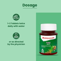 baidyanath ayurved Baidyanath Tulsi Tablets - 60 Tab | Helps Boosts Immunity | Relieves Cough and Cold (Pack of 1) image 5