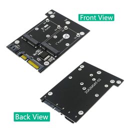 sojare All in One Adapter Card, Dual MSATA SSD to Dual SATA3, Converter with Fast Reading Speed, Plug and Play, Support Full Size mSATA SSD image 3