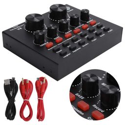 heayzoki Live Sound Card,7 Connection Methods Live Sound Card Voice Changer Bluetooth Support Mobile Phone Computer Headset Using,with 18 Kinds of Sound Effects image 4