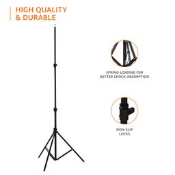 Amazon Basics Studio Background Stand Kit for Backdrop Photography and Videography, Adjustable, Foldable and Portable with Carry Bag (9 x 9 Feet) image 4
