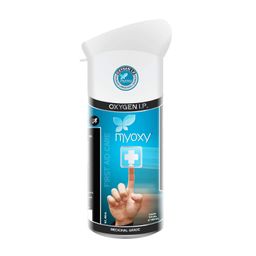myoxy Mini Oxygen Can cylinder Portable Canister with Inbuilt mask Blue(5.9 Litres, Pack Of 1) image 1