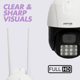 raptor vision RV-MA-4G-PT-X1 | 3MP 4G PTZ Security Camera with 10x Digital Zoom, Two-Way Audio, and Advanced Night Vision image 3