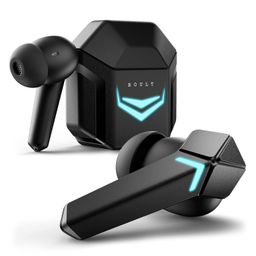 Boult Audio Ammo True Wireless in Ear Earbuds with 40ms Lowest Latency, 40H Playtime, ENC Mic, 13mm Bass Drivers, Interactive LED, Type-C Fast Charging (10Min=150min) Bluetooth Ear Buds image 1
