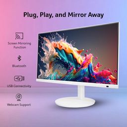 Acer RS272 W 27 Inch Smart Full HD IPS Backit LED Monitor with WebOS I iOT Device I Airplay, Miracast, Wireless Mirroring, Bluetooth Support I HDR10 I Ergo Stand I Remote Control I Stereo Speakers image 3