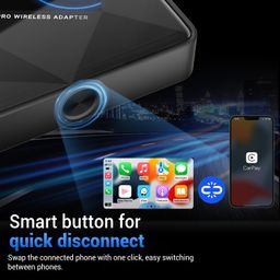 OTTOCAST CarPlay Wireless Adapter for iPhone U2-AIR Pro Wireless CarPlay Adapter Convert Wired to Wireless,Apple CarPlay Wireless Adapter 8S Connection Plug & Play No Lag for OEM Wired CarPlay Cars image 5