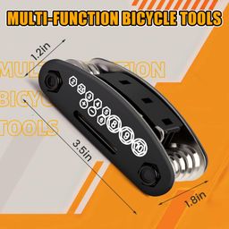 AUTOPOWERZ 16-in-1 Carbon Steel Bike Multitool Kit, L-key, Screw Driver Set, Waterproof & Rustproof, Foldable for Bikes & Multipurpose Use image 4