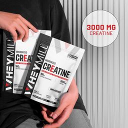 WHEYMILL Micronised Creatine Monohydrate | Lab Tested | Rapid Absorption | Fast Recovery | 100Gm, 33 Servings | Unflavoured image 3