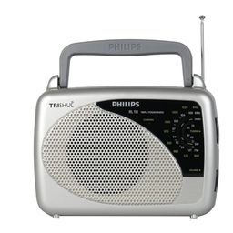 Philips Portable Radio RL118/94 3-in-1 Power Source (Li-ion Rechargable Battery, 3V DC & 230V AC), FM/AM Radio, 200mW RMS Sound Output, Telescopic Antenna, Manual Tuning image 1