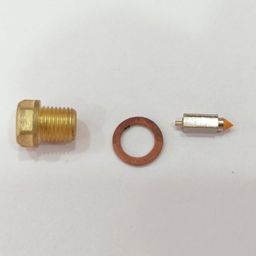 Rx 100 Carburetor Needle Valve Float Pin Float Valve Petrol Overflow Regulator valve RX100, RX 135 image 2