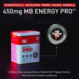 MuscleBlaze Biozyme Shred, 90 Tablets, with Thermogenic, Metabolism, Weight Management, Carbohydrate Blocker and Diuretic Blends & MB Energy Pro | Supports Weight Management & Boosts Metabolism image 5