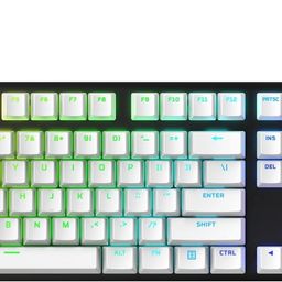 HyperX PBT Keycaps – Full Key Set, Double Shot PBT Material, (Layout), (Keys), White (519T5AA#ABA) image 5