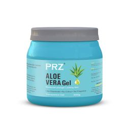 PRZ 100% Pure Natural ALOE VERA GEL Transparent (500Gram) For Body & Face Moisturizing, Hair Gel, Multipurpose Beauty Skin Gel, Acne Scars, Glowing & Radiant Skin Treatment image 1