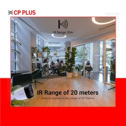 CP PLUS 5MP IR Outdoor Bullet Camera | 3.6MM Lens Up to 20M IR Distance | Max. 25fps@5MP (16:9 Video Output), White - CP-USC-TC51PL2-V3 image 4