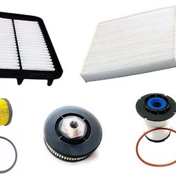 Gopinath Autolink Car Air filter + Cabin ac filter + oil filter + diesel filter + cam filter set of 5pcs compatible with beat diesel image 1