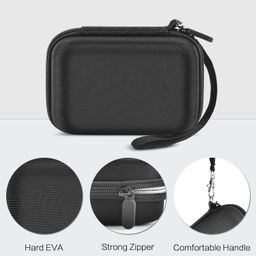 Againmore Case Compatible with Canon Ivy 2 Mini Photo Printer/for KODAK Step/for Ivy CLIQ+2 CLIQ 2, Mobile Wireless Bluetooth Instant Camera Printer Cover fits Photo Paper & Cable(Case Only)-Black image 2