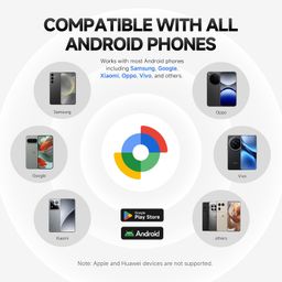 MiLi Bluetooth Tracker for Android, Google Authorized, Key Finder, Luggage Tracker, Item Locator Compatible with Google Find My Device APP, Smart Tracker for Keys, Suitcase, Wallet, Backpack image 2