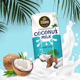 DiSano coconut Milk, Vegan, No Added Sugar, 18% Fat, 200ml image 2