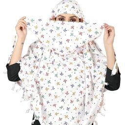 rivaniv Cotton Innovative Stylish Pattern Fancy Long Scarf With Sun Protection Cover Face Driving scarves for Women and Girls | Printed Design | Universal Size | Breathable image 1