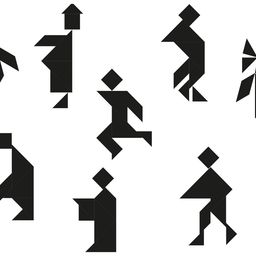 Frank Tangram Puzzle for Kids - Fun and Educational Puzzle Set for Age 5 Years and Above – Develops Problem-Solving Skills and Creativity with Colorful Shapes and Easy-to-Follow Designs - 10369 image 2