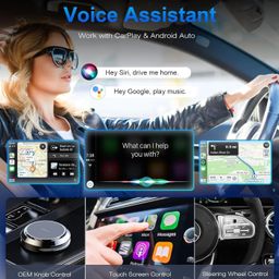 WeFly 2-in-1 Wireless CarPlay & Android Auto Wireless Adapter, Wireless Carplay Dongle for Wired Ap/ple Carplay & Android Car Converts Wired to Wireless Fast and Easy Use Fit image 2