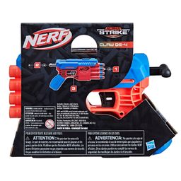 Nerf Alpha Strike Claw Qs-4 Blaster 4 Official Nerf Elite Foam Darts,Multicolor image 4