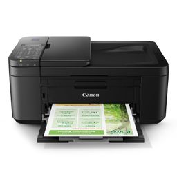 Canon PIXMA E4570 All in One (Print, Scan, Copy) WiFi Ink Efficient Colour Printer with FAX and Auto Duplex Printing for Home/Office image 2