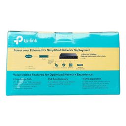 TP-Link LS110P 10-Port 10/100Mbps Desktop Switch with 8-Port PoE+, 96 W Total PoE Budget, PoE Auto Recovery, Plug & Play, Isolation Mode ,Ideal for Noise-Sensitive Homes or Businesses image 3
