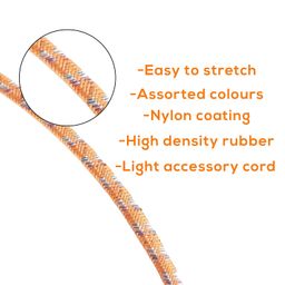 HAZEL Nylon High Strength Elastic Rope with Both Side Hooks for Tying Luggage | Set of 2 (1.5 metre and 3 metre) image 3