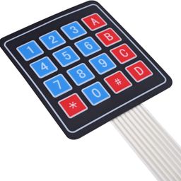 bitsky india 4 x 4 Matrix Array 16 Key Membrane Switch Keypad Keyboard Compatible image 3