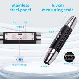 Hetkrishi Rechargeable USB 6 Led Expert Jade Appraisal Flashlight, Mineral Detection, Bacteria Detection Jade Flashlight, Gemstone Mineral Detection, Red,Blue,White,Yellow,Natural and 365nm UV Light image 3
