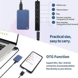 STELO 64GB Voice Recorder, Long Battery Backup, Digital Audio Recorder One Button Recording for Lectures, Meetings, Interviews image 3