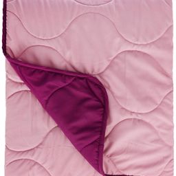 Amazon Brand - Solimo Microfibre Reversible Quilt Blanket, Single, 120 GSM, Mellow Mauve and Royal Violet image 2