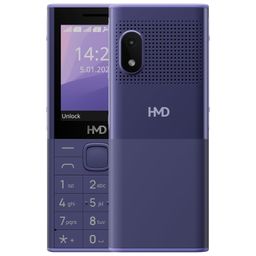 HMD 150 Music | Built-in Powerful Loud Speaker & Dedicated Music Buttons | Music Player and Wireless FM Radio | 2500 mAh Battery & Type C Fast Charger | Built-in UPI App with Scan & Pay | Purple image 1