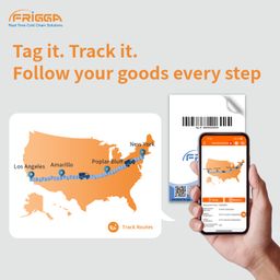Frigga 10 Pack Smart Tag Near-Real-Time Temperature Logger Single Use Smart App Control for Pharmacy Cold Chain Logistics High Accuracy with PDF Report image 2