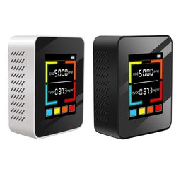 atorse ATORSE™ Co2 Detector Meter Tvoc Tester Air Quality Monitoring Black No Battery image 3