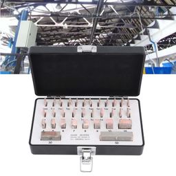Gauge Block Set, 32Pcs Steel Block Measuring Kit, Portable Calibration Measuring Block Kit with Case image 5