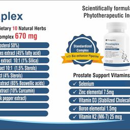 Trexgenics PROSTAPLEX Advanced Prostate Health function support formula (60 Vcaps) (1) image 4