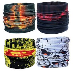 Lycra Multipurpose Unisex Bandana For Unisex Combo (Multicolour, Free Size) - Set of 4 image 1