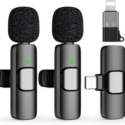 SKYCELL Wireless Bluetooth Collar Mic for Youtubers – Ideal Microphone for Mobile YouTube Channels, Wireless Mic for Vlogging, and Collar Mic for Clear Audio Live Recording No App Needed K9 image 1