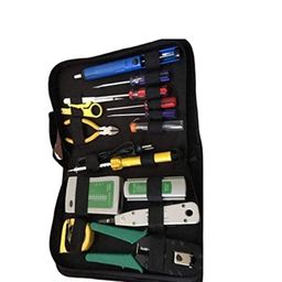 DKURVE LAN Network Fix Cable Tester Crimper Plier Hand Tool Kit Cat6 RJ45 RJ11 RJ12 Stripping Make Ethernet Connector with Soldering Iron image 1
