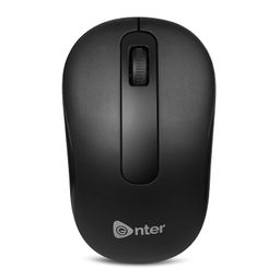 Enter Optical Scroller Wireless Mouse with 2.4GHz, USB Nano Dongle, Click Wheel, 800 DPI (Black) image 2
