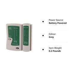 generic MS-LT02 RJ45 and RJ11 Network Cable Tester image 2