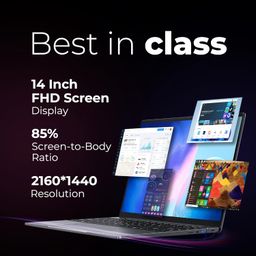 CHUWI CoreBook X Laptop 12thGen i3-1220P Processor, 8GB DDR4 RAM and 512GB SSD, Intel® UHD Graphics,14.0" FHD IPS Display, Backlit Keyboard, Windows 11 Home, WIFI6, BT5.2, 3.5MM Jack, Metal Body, Grey image 2