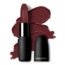 facescanada Faces Canada Weightless Matte Lipstick, Enriched with Jojoba and Almond Oil, Highly pigmented, Smooth One Stroke weightless color, Keeps lips Moisturized, Wine Lip Color, Wine Rouge 3 , 4gm image 1